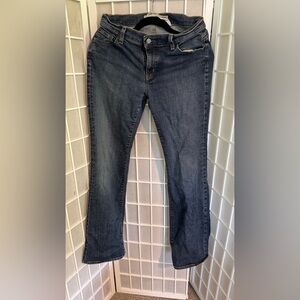 GAP Women's Boot Cut Jeans in Dark Blue